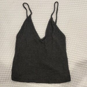 BRANDY MELVILLE Charcoal Camisole Tank Top